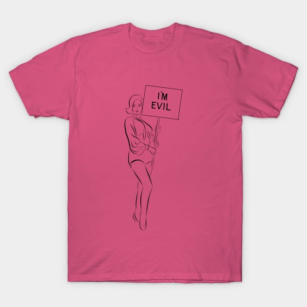 I'm Evil T-Shirt by amycoleman